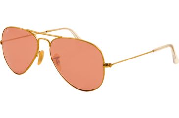 Image of Ray-Ban Aviator Large Metal Prescription Sunglasses RB3025 RB3025-001-4B-58 - 