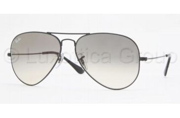 Image of Ray-Ban Aviator Large Metal Prescription Sunglasses RB3025 RB3025-002-32-5814 - Lens Diameter: 58 mm, Frame Color: Black