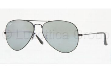 Image of Ray-Ban Aviator Large Metal Prescription Sunglasses RB3025 RB3025-002-40-5514 - Lens Diameter: 55 mm, Frame Color: Shiny Black