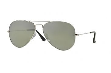 Image of Ray-Ban Aviator Large Metal Prescription Sunglasses RB3025 RB3025-003-59-58 - Lens Diameter 58 mm, Frame Color Silver
