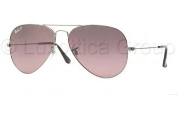 Image of Ray-Ban Aviator Large Metal Prescription Sunglasses RB3025 RB3025-004-77-5514 - Lens Diameter: 55 mm, Frame Color: Gunmetal