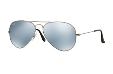Image of Ray-Ban Aviator Large Metal Prescription Sunglasses RB3025 RB3025-019-W3-58 - Lens Diameter 58 mm, Frame Color Silver