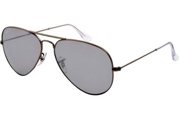 Image of Ray-Ban Aviator Large Metal Prescription Sunglasses RB3025 RB3025-029-P2-58 - Lens Diameter 58 mm, Lens Diameter 58 mm, Frame Color Matte Gunmetal