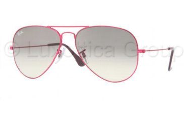 Image of Ray-Ban Aviator Large Metal Prescription Sunglasses RB3025 RB3025-090-32-5514 - Lens Diameter: 55 mm, Frame Color: Metal Fuxia Matte