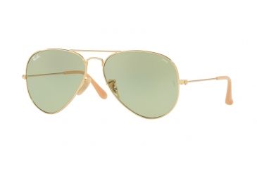 Image of Ray-Ban Aviator Large Metal Prescription Sunglasses RB3025 RB3025-90644C-58 - Lens Diameter 58 mm, Frame Color Gold