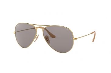 Image of Ray-Ban Aviator Large Metal Prescription Sunglasses RB3025 RB3025-9064V8-55 - Lens Diameter 55 mm, Frame Color Gold