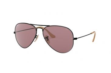 Image of Ray-Ban Aviator Large Metal Prescription Sunglasses, 55mm, Black, RB3025-9066Z0-55-SV