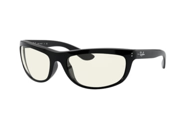 Image of Ray-Ban Balorama Sunglasses RB4089 601/BL-62 - , Photo Grey/blue Light Filter Lenses