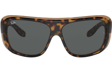 Image of Ray-Ban Blair RB2196 Sunglasses, Dark Grey Lenses, Havana On Transparent Brown, 61, RB2196-1292B1-61