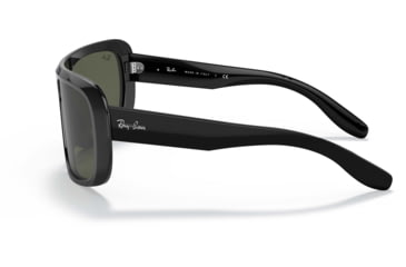 Image of Ray-Ban Blair RB2196 Sunglasses, Green Lenses, Black, 61, RB2196-901-31-61