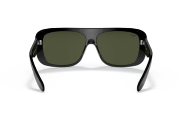 Image of Ray-Ban Blair RB2196 Sunglasses, Green Lenses, Black, 61, RB2196-901-31-61