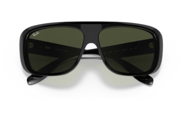 Image of Ray-Ban Blair RB2196 Sunglasses, Green Lenses, Black, 61, RB2196-901-31-61