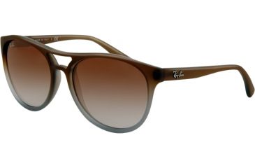 Image of Ray-Ban BRAD RB4170 Single Vision Prescription Sunglasses RB4170-854-7Z-5817 - Lens Diameter 58 mm, Frame Color Brown Gradient on Clear
