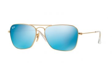 Image of Ray-Ban Caravan Prescription Sunglasses RB3136 RB3136-112-17-58 - Lens Diameter 58 mm, Frame Color Matte Gold