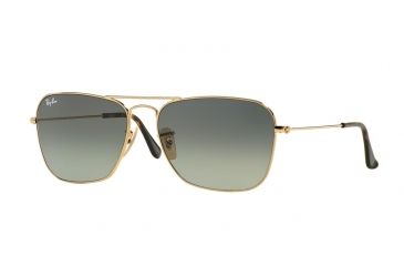 Image of Ray-Ban Caravan Prescription Sunglasses RB3136 RB3136-181-71-55 - Lens Diameter 55 mm, Frame Color Gold