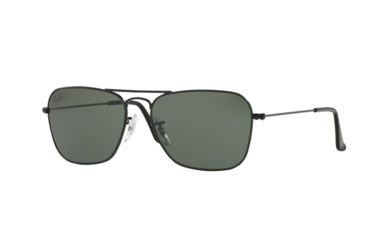 Image of Ray-Ban Caravan Prescription Sunglasses, 55mm, Matte Black, RB3136-W3338-55-SV
