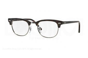Image of Ray-Ban Clubmaster Eyeglasses RX5154 with No-Line Progressive Rx Prescription Lenses 2012-51 - Dark Havana Frame