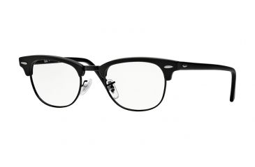 Image of Ray-Ban Clubmaster Eyeglasses RX5154 with No-Line Progressive Rx Prescription Lenses 2077-51 - Matte Black Frame