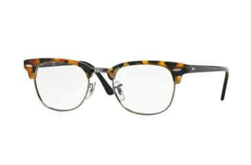 Image of Ray-Ban Clubmaster Eyeglasses RX5154 with No-Line Progressive Rx Prescription Lenses 5491-51 - Black / Havana Frame