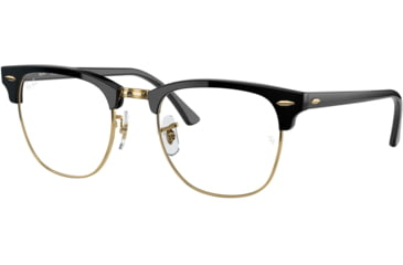 Image of Ray-Ban Clubmaster RB3016 Sunglasses, Black, 49, RB3016-901-BF-49