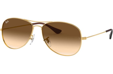Image of Ray-Ban Cockpit RB 3362 Sunglasses, Arista Frame / Crystal Brown Gradient Lenses, 001-51-5914