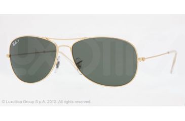 Image of Ray-Ban Cockpit Prescription Sunglasses RB3362 RB3362-001-58-59 - Lens Diameter 59 mm, Frame Color Arista