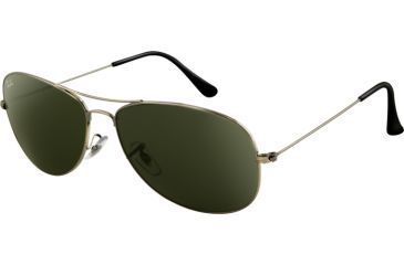 Image of Ray-Ban Cockpit Prescription Sunglasses RB3362 RB3362-004-5914 - Lens Diameter: 59 mm, Frame Color: Gunmetal