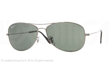 Image of Ray-Ban Cockpit Prescription Sunglasses RB3362 RB3362-004-58-59 - Lens Diameter 59 mm, Frame Color Gunmetal