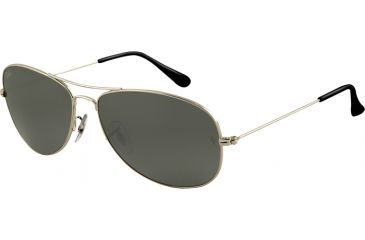 Image of Ray-Ban Cockpit Prescription Sunglasses RB3362 RB3362-003-40-5914 - Lens Diameter: 59 mm, Frame Color: Silver