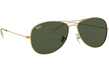 Image of Ray-Ban Cockpit Sunglasses RB3362 001-5914 - Arista Frame / Crystal Green Lenses,