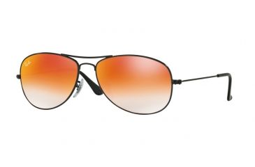 Image of Ray-Ban Cockpit Prescription Sunglasses RB3362 RB3362-002-4W-56 - Lens Diameter 56 mm, Frame Color Shiny Black