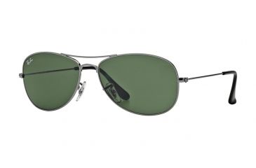 Image of Ray-Ban Cockpit Sunglasses RB3362 004-5614 - Gunmetal Crystal Green