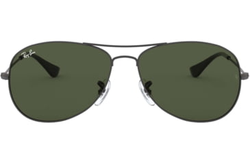 Image of Ray-Ban Cockpit Sunglasses RB3362 004-5914 - Gunmetal Frame / Crystal Green Lenses