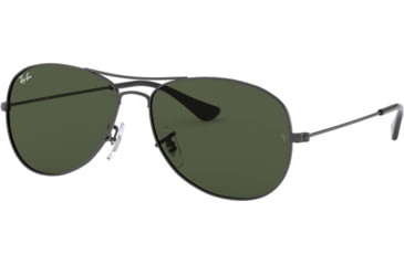 Image of Ray-Ban Cockpit Sunglasses RB3362 004-5914 - Gunmetal Frame / Crystal Green Lenses