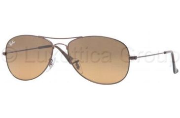 Image of Ray-Ban Cockpit Prescription Sunglasses RB3362 RB3362-014-74-5614 - Lens Diameter: 56 mm, Frame Color: Dark Brown Crystal