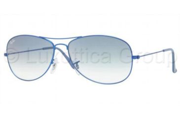 Image of Ray-Ban Cockpit Prescription Sunglasses RB3362 RB3362-088-3F-5914 - Lens Diameter: 59 mm, Frame Color: Metal Blue Matte