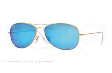 Image of Ray-Ban Cockpit Prescription Sunglasses RB3362 RB3362-112-17-56 - Lens Diameter 56 mm, Frame Color Matte Gold