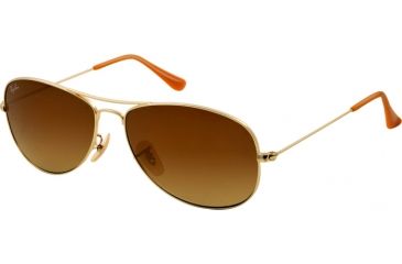 Image of Ray-Ban Cockpit Prescription Sunglasses RB3362 RB3362-112-85-59 - Lens Diameter 59 mm, Lens Diameter 59 mm, Frame Color Matte Gold