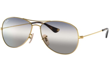 Image of Ray-Ban Cockpit Sunglasses RB3362, Clear Gradient Blue/Grey Lenses, Arista, 56, RB3362-001-GF-56