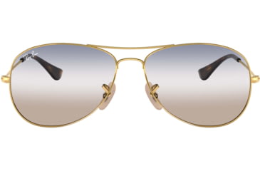 Image of Ray-Ban Cockpit Sunglasses RB3362, Clear Gradient Blue Lenses, Arista, 56, RB3362-001-GD-56