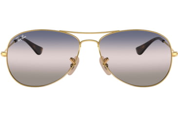 Image of Ray-Ban Cockpit Sunglasses RB3362, Pink Gradient Blue Lenses, Arista, 56, RB3362-001-GE-56