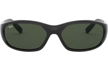 Image of Ray-Ban Daddy-O RB2016 Sunglasses, Matte Black Frame, Green Lenses, 59mm, Classic G-15 Treatment, RB2016 601/31-59