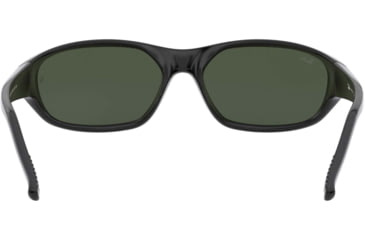 Image of Ray-Ban Daddy-O RB2016 Sunglasses, Matte Black Frame, Green Lenses, 59mm, Classic G-15 Treatment, RB2016 601/31-59