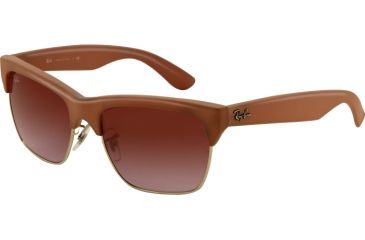 Image of Ray-Ban DYLAN RB4186 Progressive Prescription Sunglasses RB4186-600068-5719 - Lens Diameter 57 mm, Frame Color Dark Rubber Sand/Silver