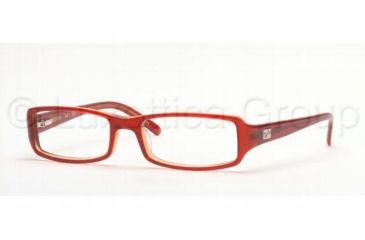 Image of Ray-Ban Eyeglasses RX5083 with Rx Prescription Lenses, Red / Orange Ray Ban Frame 2182-5016