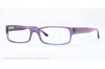 Image of Ray-Ban Eyeglasses RX5114 with Rx Prescription Lenses 5230-54 - Trasparent Violet Frame
