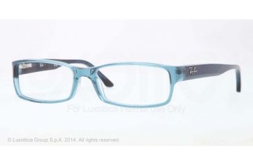 Image of Ray-Ban Eyeglasses RX5114 with Rx Prescription Lenses 5235-54 - Trasparent Blue Frame