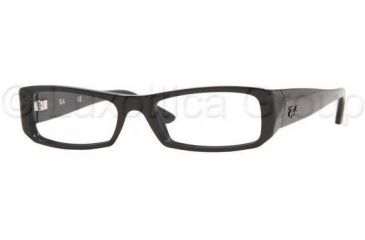 Image of Ray-Ban Eyeglasses RX5125 with No-Line Progressive Rx Prescription Lenses 2000-5016 - Shiny Black 