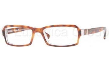 Image of Ray-Ban Eyeglass Frames RX5133Q 2192-5416 - Havana Top On Traspare 