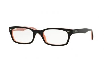 Image of Ray-Ban Eyeglasses RX5150 with Rx Prescription Lenses 5024-50 - Black On Pink Frame